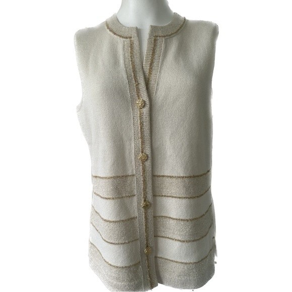 Linda Iki Hawaii Vintage Couture Wool Blend Sweater Knit Tunic Size Medium - Picture 1 of 4